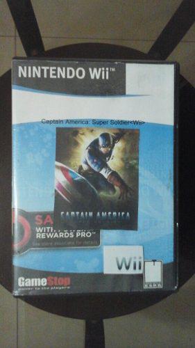 Juego Wii Original Captain América. Super Soldier. Marvel