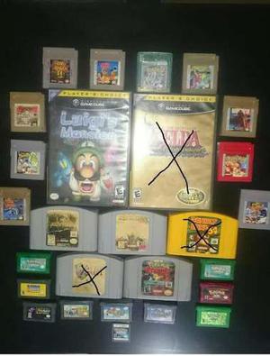 Juegos De Nintendo Gamecube Nintendo 64 Gameboy Para Cambio