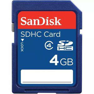Memoria Sandisk Sd 4 Gb Clase 4 Super Rapida Original