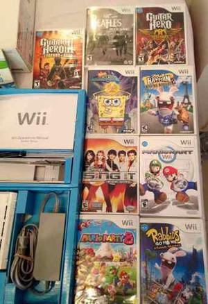 Nintendo Wii Con Muchos Juegos Y Accesorios