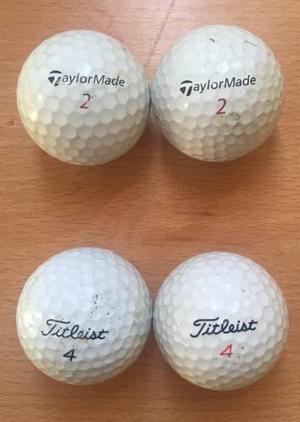 Pelotas De Golf Usadas Para Practica Taylormade Y Titleist