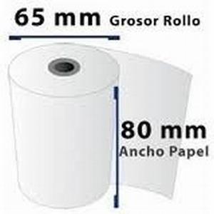 Rollo Impreso Fiscar 80x 65 Mm Caja Leer Descripcion