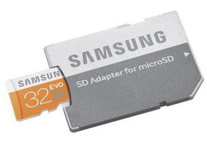 Samsung Microsd Evo Sdhc Clase 10 Uhs-1 32gb 48mb/sec Usadas