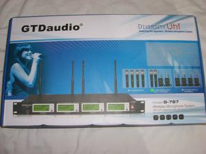 Sistema Profesional Micrófonos Inalámbricos Gtd Audio 500$