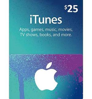 Tarjeta Itunes De 15 Y 25 App Store, Musica, Aplicacione..s