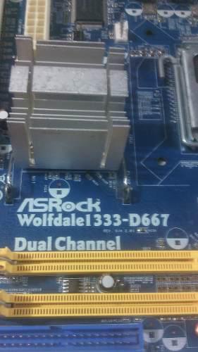 Tarjeta Madre Asrock Wolfdale Fsb1333, Reparar O Repuesto