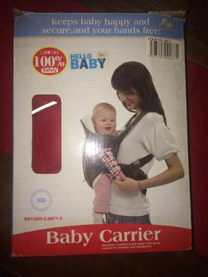 Canguro De Bebe Baby Carrier Color Rojo