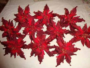 Flores De Navidad Rojas