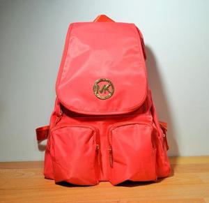 Morrales Mk Unicolor Bags Backpack Bolso Escolar Universidad