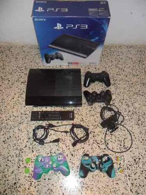 Playstation 3 Superslim 500 Gb Sony + Todos Los Accesorios