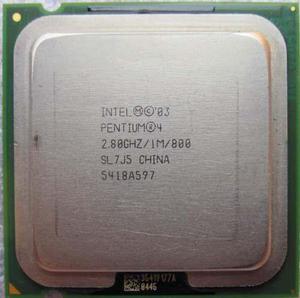 Procesador Pentium 4, 2.80ghz Socket 775