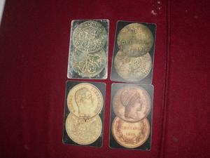 Targetas Tlfs Colecciones Cantv 4 Unid Serie Monedas Antvzla