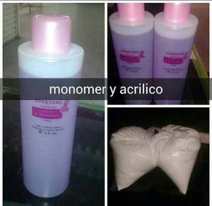 1 Litro De Monomer Y 1/2 Kg De Acrilico Transparente