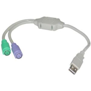 Cable Adaptador Usb A Ps/2 Convertidor Teclado Mouse Pc