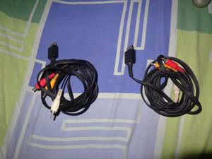 Cables Rca Para Ps1, Ps2 Y Ps3 Originales