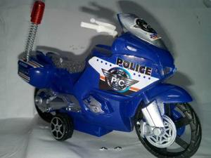 Chips Azul Patrulla Motorizada Moto Policia Calidad Carro