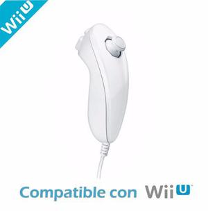 Control Nunchuk Blanco Original Para Consolas Nintendo Wii U