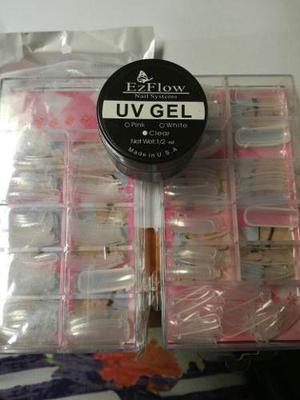 Gel Para Uñas Y Postizas Naturales Combo