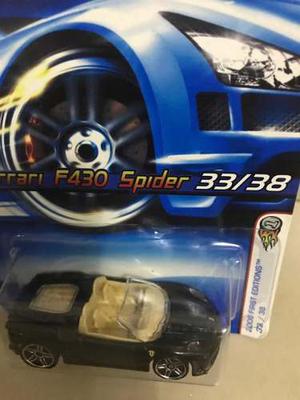 Hot Wheels Ferrari F430 Spider  First Edition