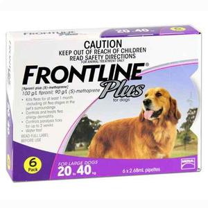 Pipetas Frontline Plus Para Perros De 20 A 40 Kilos