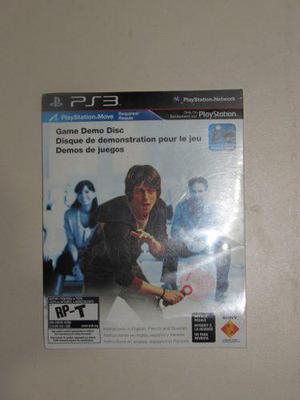 Playstation Move Demo Disc Nuevo/sellado