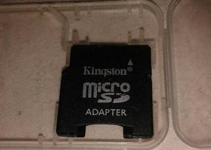 Adaptador Micro Sd Kingston Nuevo