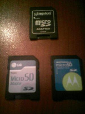 Adaptadores De Memorias Micro Sd