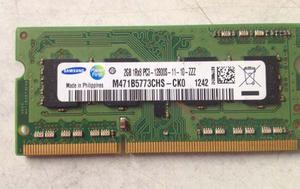 Memoria Ddr3 De 2gb Para Lapto mhz/