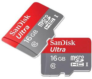 Memoria Micro Sandisk 16gb Original Clasemb/s