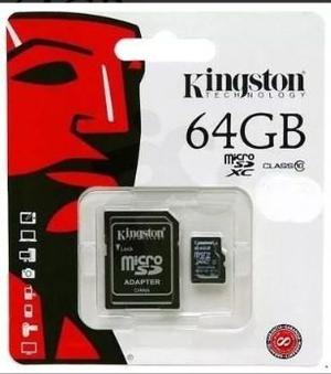 Memoria Micro Sd 64gb Kingston Clase 10