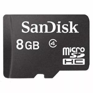 Memoria Micro Sd 8gb Sandisk Nuevas