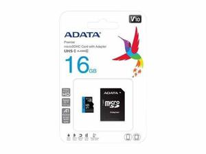 Memoria Micro Sd Adata 16 Gb Premier Clasemb/s