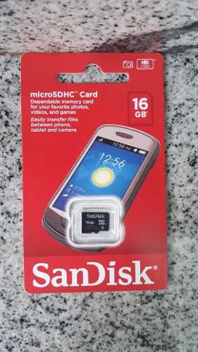 Memoria Micro Sd De 16 Gb Sandisk