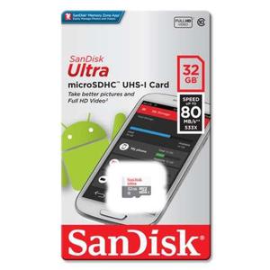 Memoria Micro Sd De 32 Gb Sandisk Ultra ¡barata!
