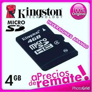 Memoria Microsd Kingsto 8gb Con Estuche Nuevas Tienda Chacao