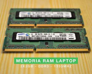 Memoria Ram Laptop 2x2 Gb