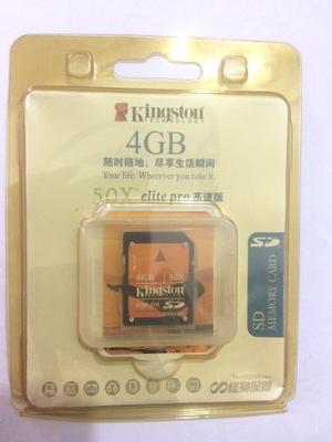 Memoria Sd 4gb Kingston