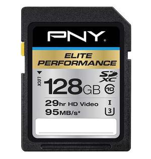 *** Memoria Sd Pny 128gb Elite Perfomance Sdxc C-10 U3 ***