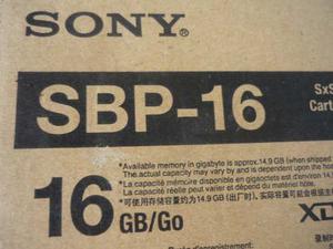 Memoria Sony Sxs 16 Gb Memory Card Xdcam Ex Camara Sony