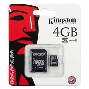 Micro Sd 4gb Kingston Clase 4