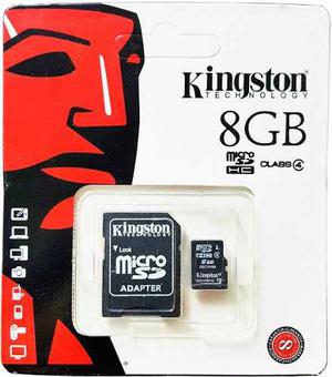 Micro Sd 8gb Clase 4 Kingston Original