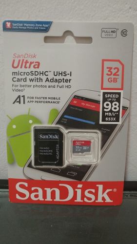 Sandisk Ultra Micro Sdhc De 32 Gb Ultra Speed