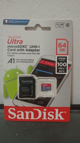 Sandisk Ultra Speed 64 Gb Micro Sdhc