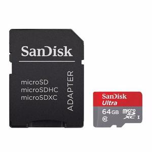 Sandisk Ultra,tarjeta Micro Sdhc De 64gb Uhs-i Hasta 100mb/s