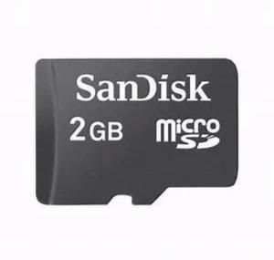 Tarjeta De Memoria Sandisk Micro Sd 2 Gb