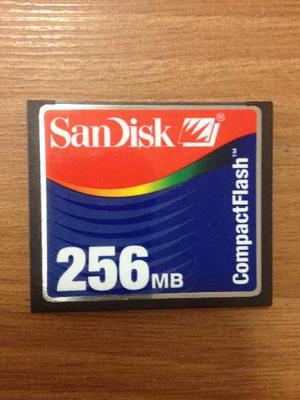 Tarjeta Memoria 02 Sandisk Compactflash 256 Mb Camara Nikon