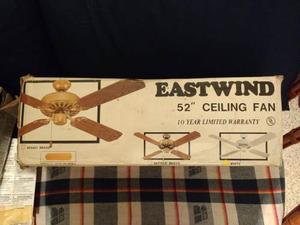 Ventilador De Techo Eastwind Nuevo 52