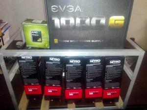 5 Tarjetas De Video Sapphire Rx gb Gpu + Evga w