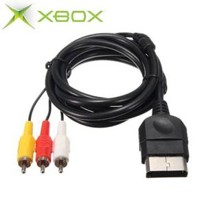 Cable Av Audio Y Video Nuevo De Xbox Clasico Negro