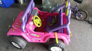 Carrito Jeep Barbie Para Niñas